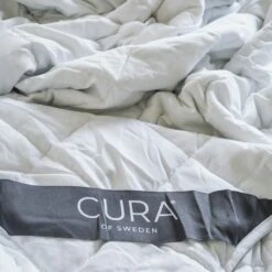 Pearl Classic Weighted Duvet 150x230 Cm White, 12 Kg -Beddengoed Korting cura of sweden pearl classic weighted duvet 150x230 cm white 4 1