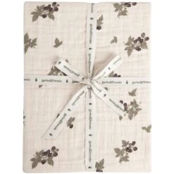 Blackberry Muslin Hoeslaken, 60x120 Cm