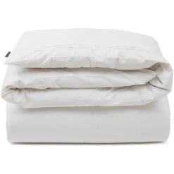 Lexington Deco Pleats Dekbedovertrek Wit, 220x220 Cm