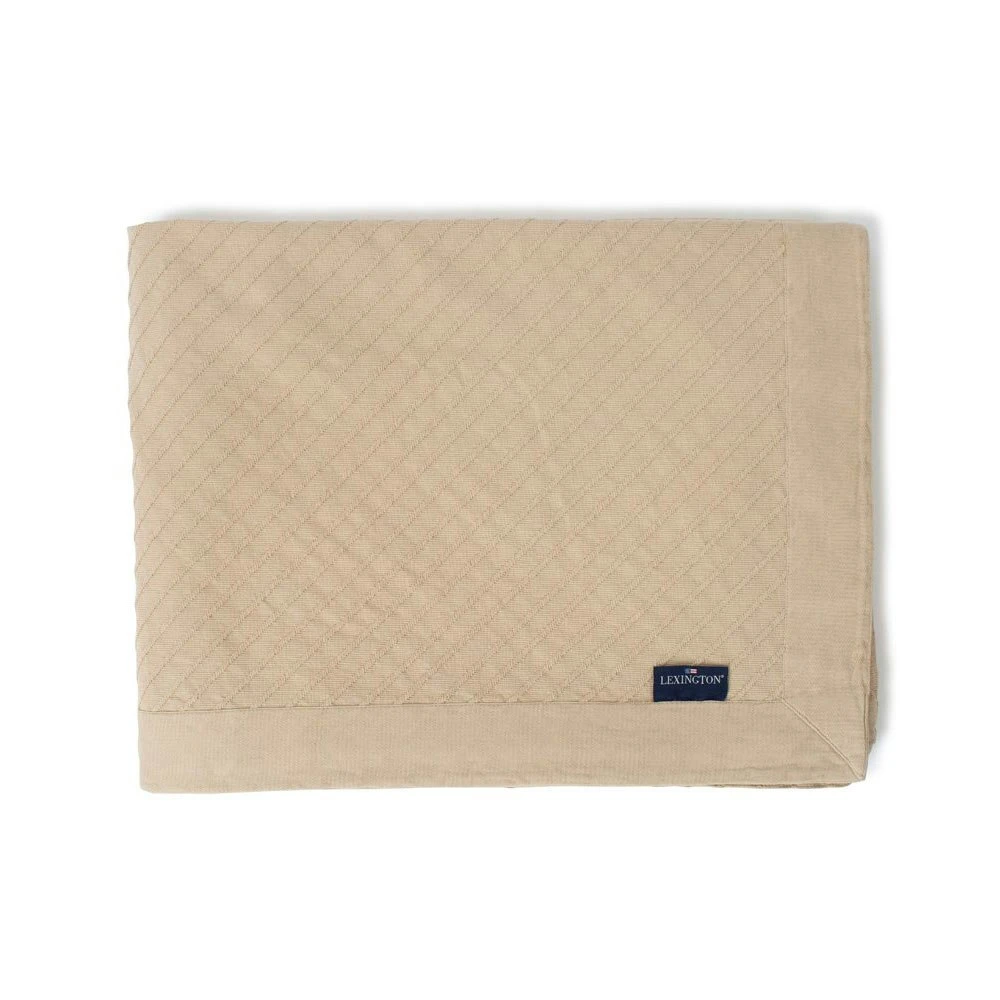 Lexington Diagonal Structured Sprei Lichtbeige 160x240 Cm 3 Lexington Diagonal Structured Sprei Lichtbeige 160x240 Cm