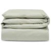 Lexington Hotel Cotton Sateen Dekbedovertrek 150x210 Cm, Sage Green -Beddengoed Korting lexington hotel sateen dekbedovertrek sage green 2