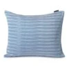 Lexington Striped Organic Cotton Sateen Kussensloop Blauw, 50x60 Cm -Beddengoed Korting lexington striped organic cotton sateen kussensloop blauw 1
