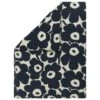 Marimekko Unikko Dekbedovertrek 150 X 210, Donkerblauw -Beddengoed Korting marimekko unikko duvet cover dark blue 0