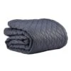 Mille Notti Bacio Bedspread 260x260cm, Dark Grey -Beddengoed Korting mille notti bacio bedspread 260x260 cm 3