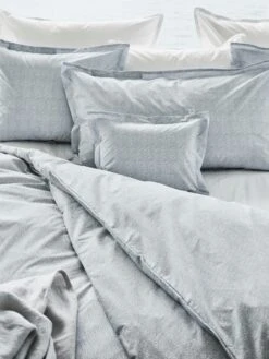 Mille Notti Duna Duvet Cover 140x200, Light Blue -Beddengoed Korting mille notti duna duvet cover light blue 9