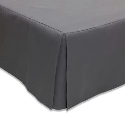 Voorkant 5 Mille Notti Napoli Bedskirt 180x220x52cm, Dark Grey