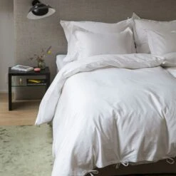 Mille Notti Satina Dekbedovertrek Eco Wit, 220x220 Cm 5 Mille Notti Satina Dekbedovertrek Eco Wit, 220x220 Cm -Beddengoed Korting mille notti satina dekbedovertrek eco wit 2