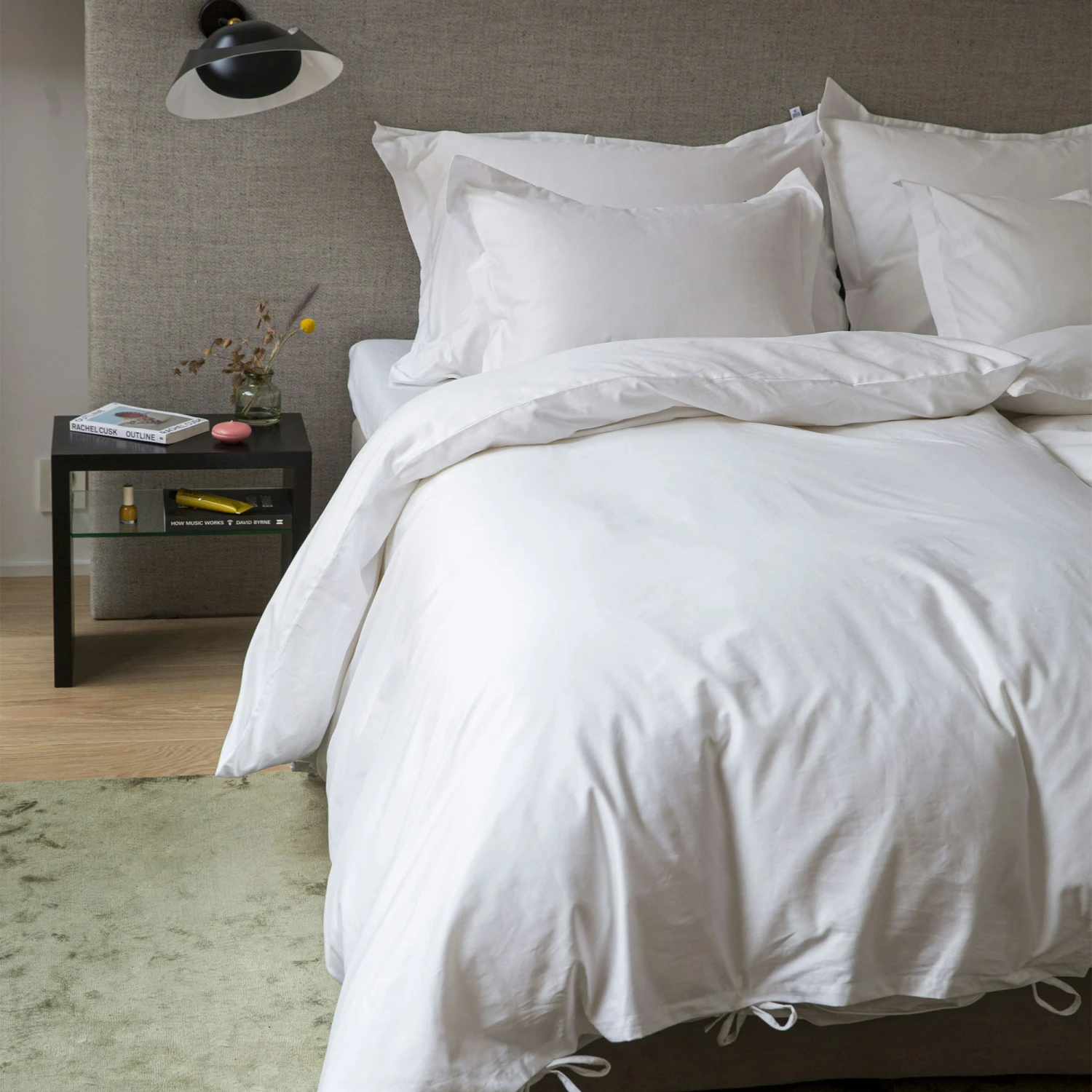 Mille Notti Satina Kussensloop Eco Wit, 50x60 Cm 4 Mille Notti Satina Kussensloop Eco Wit, 50x60 Cm - Afbeelding 2