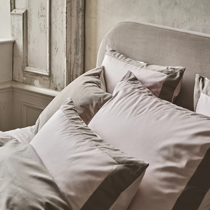 Mille Notti Sobrio Kussensloop Lichtroze / Nougat, 50x60 Cm 5 Mille Notti Sobrio Kussensloop Lichtroze / Nougat, 50x60 Cm - Afbeelding 3