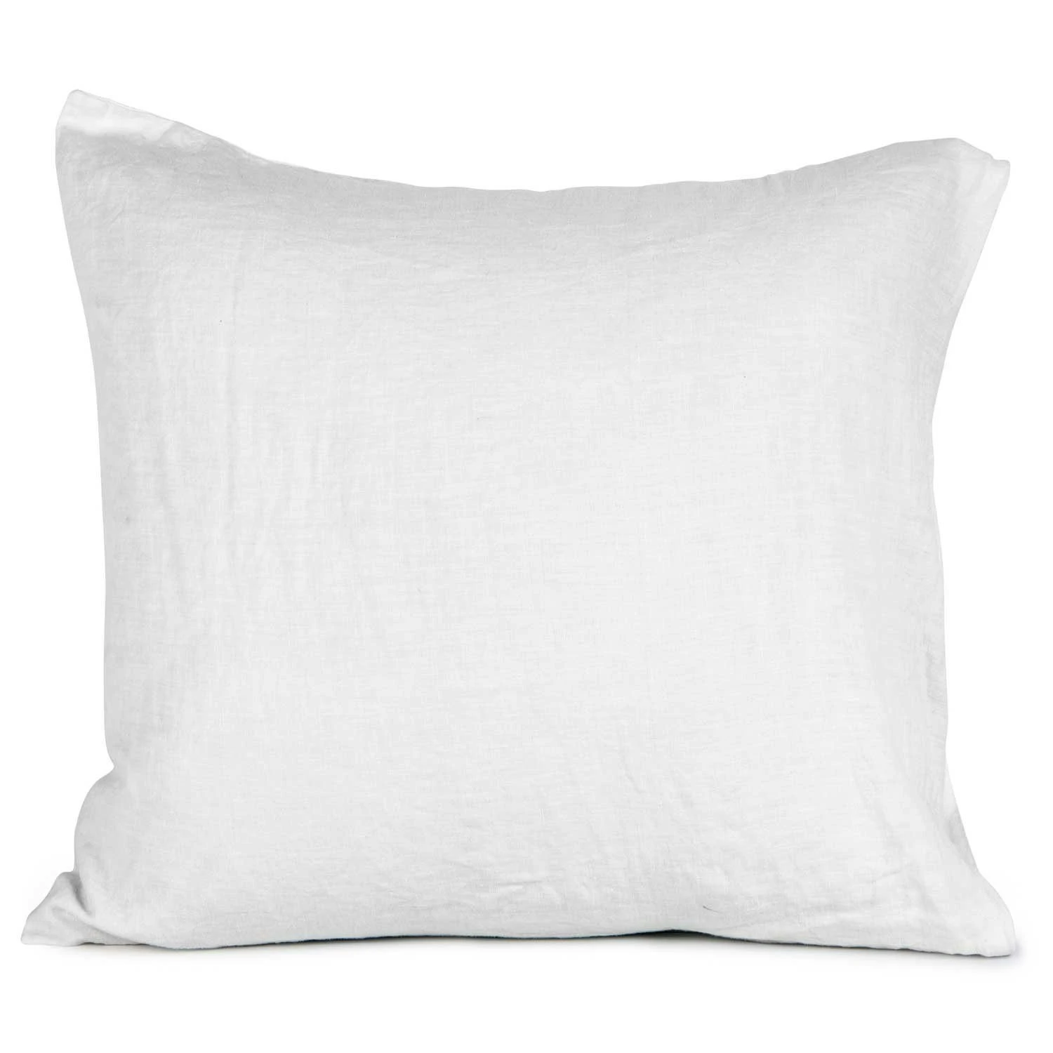 Linen Kussensloop 65x65 Cm, Wit 3 Linen Kussensloop 65x65 Cm, Wit