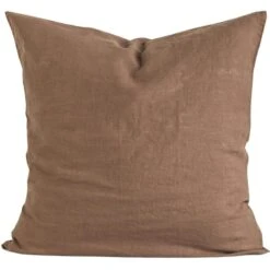 Linen Kussensloop 65x65 Cm, Chestnut