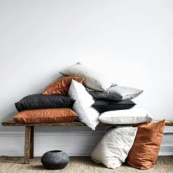 Linen Kussensloop 65x65 Cm, Amber -Beddengoed Korting tell me more kussensloop linnen 65x65 cm 33