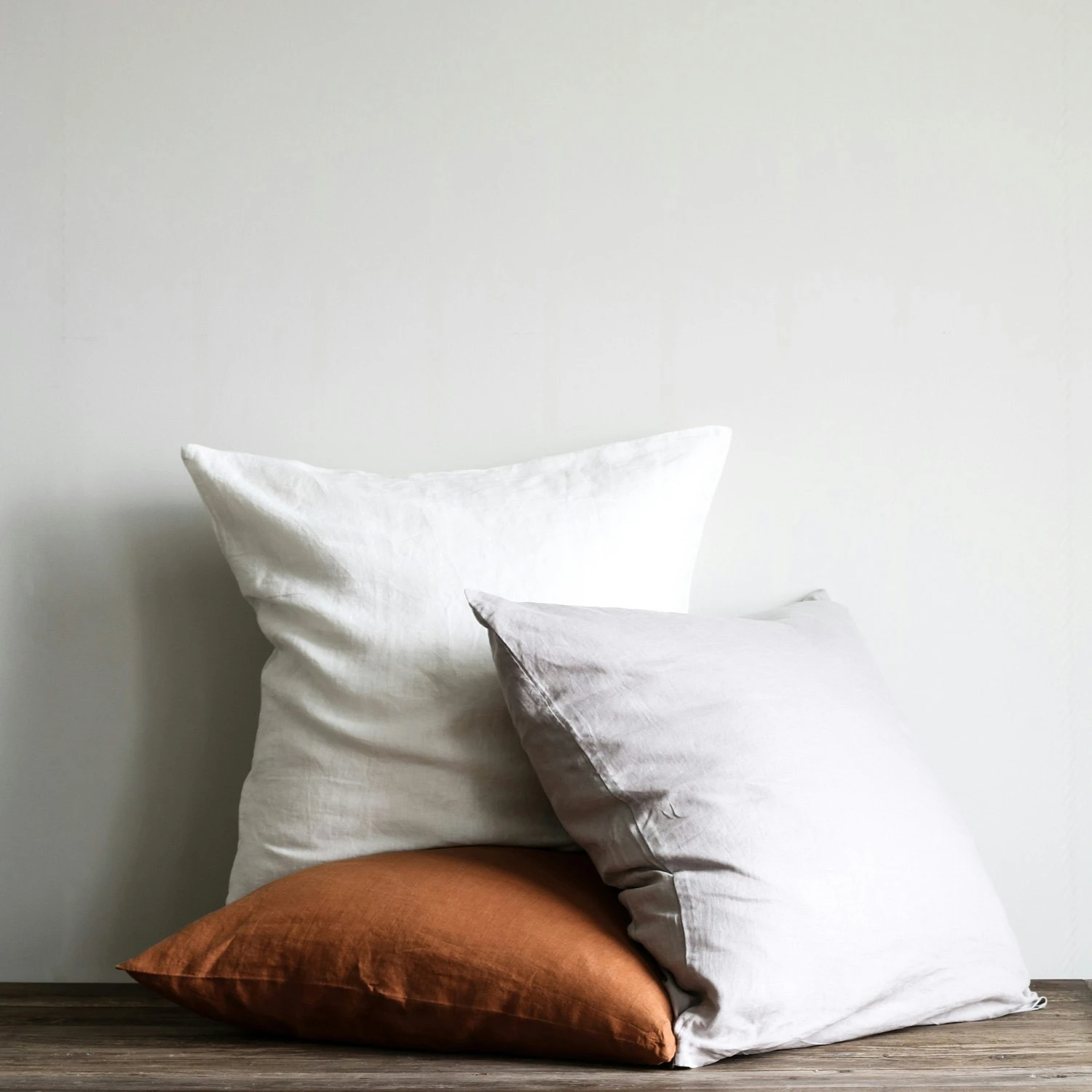 Linen Kussensloop 65x65 Cm, Wit 5 Linen Kussensloop 65x65 Cm, Wit - Afbeelding 3