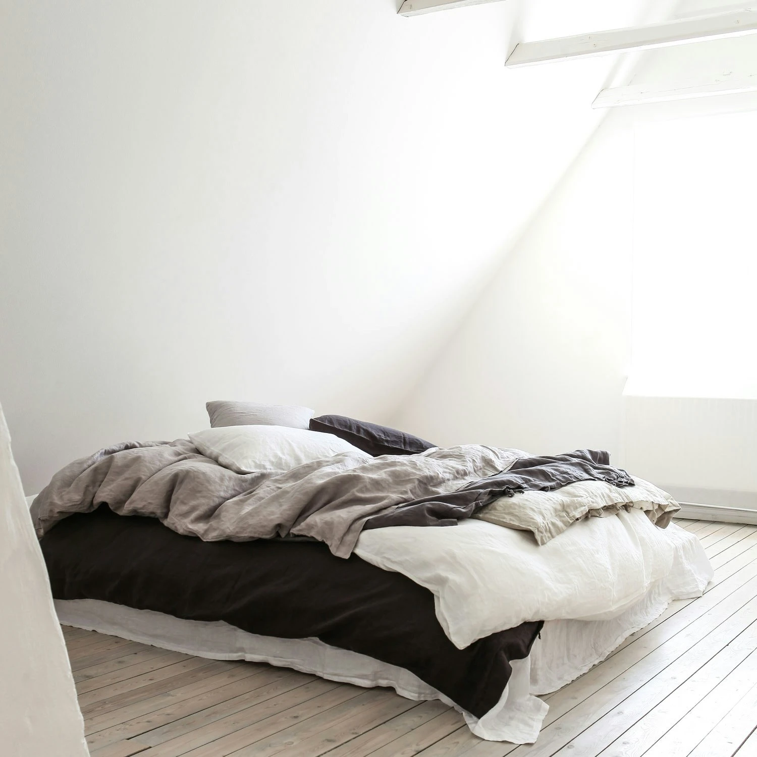 Sheet/Tablecloth Linen 160x270 Cm, Bleached White 4 Sheet/Tablecloth Linen 160x270 Cm, Bleached White - Afbeelding 2