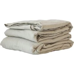 Sheet/Tablecloth Linen 160x270 Cm, Warm Grey