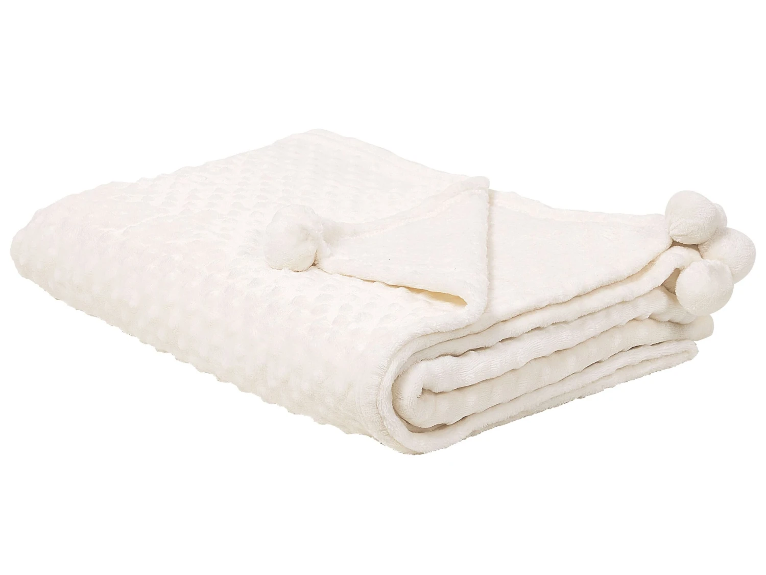 Plaid Crème In Diverse Formaten SAMUR