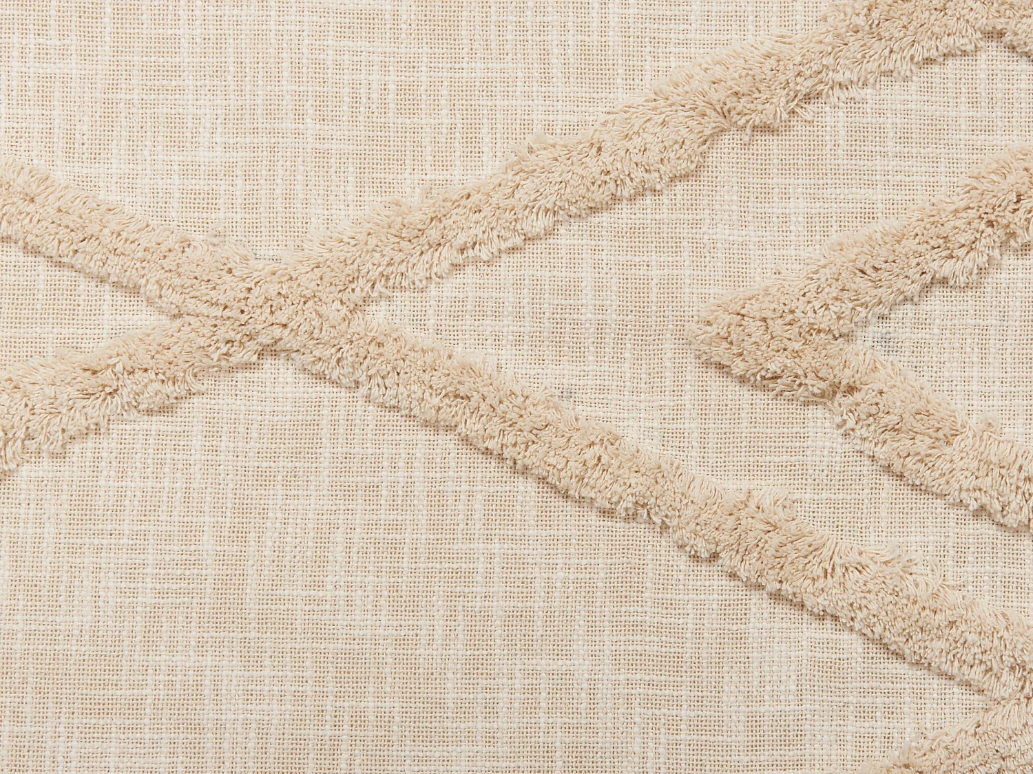 Katoenen Deken 130 X 180 Cm Beige MORBI - Afbeelding 6