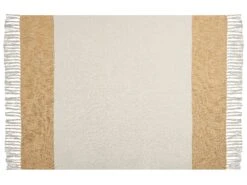 Deken Katoen 130 X 170 Cm Beige En Oranje SALME 12 Deken Katoen 130 X 170 Cm Beige En Oranje SALME -Beddengoed Korting undef src sa picid 834452 type whitesh image