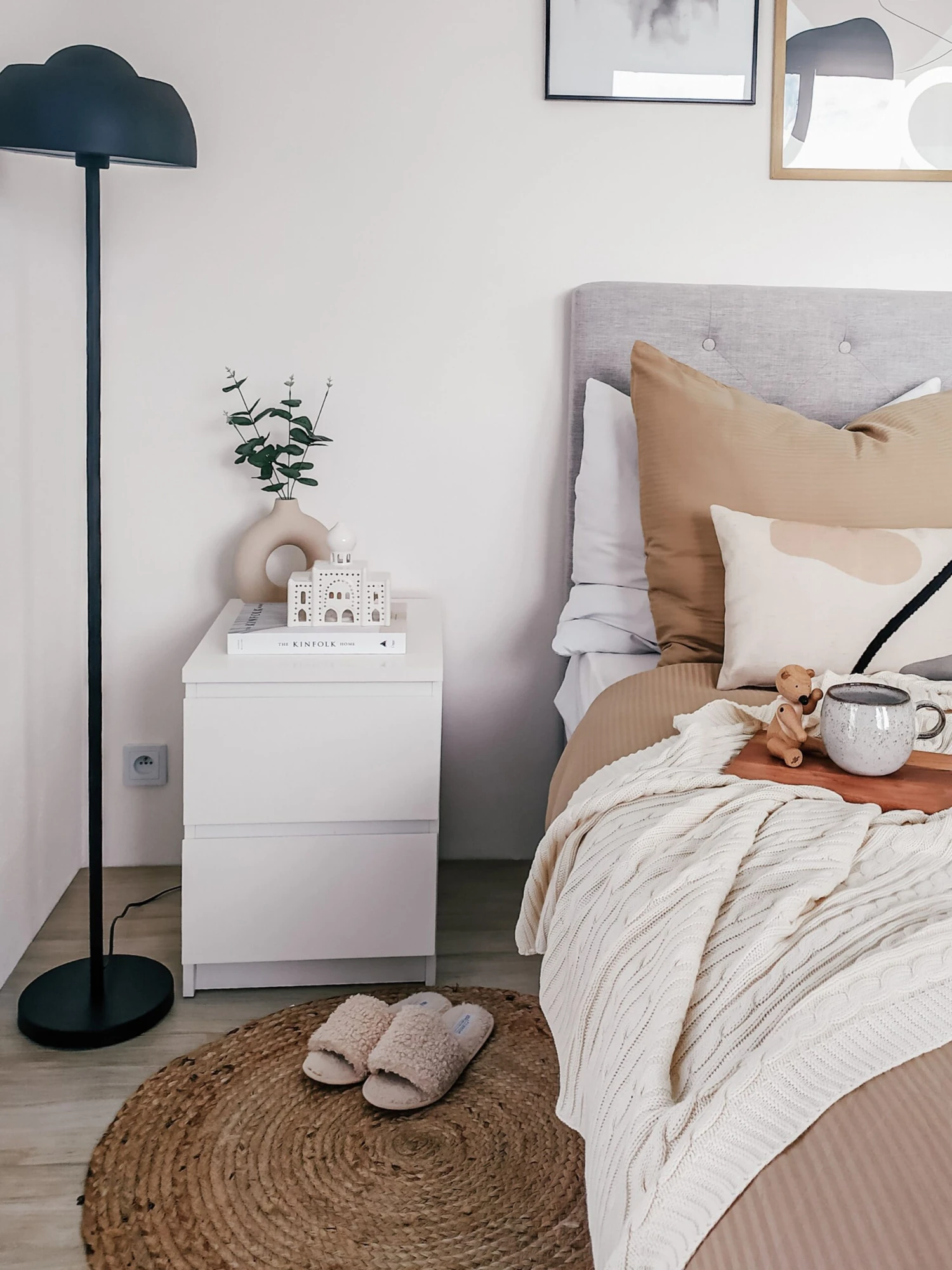 Plaid Katoen Beige ANAMUR - Afbeelding 5