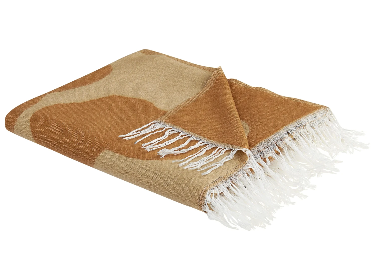 Deken 130 X 170 Cm Beige/oranje BANGRE