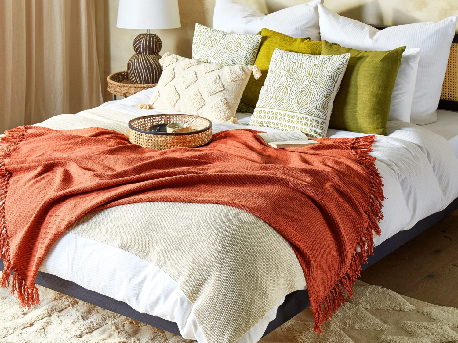 Deken 125 X 150 Cm Rood YARSA - Afbeelding 2