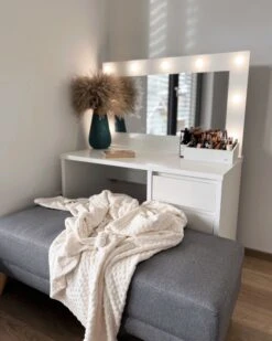 Plaid Crème In Diverse Formaten SAMUR -Beddengoed Korting undef src sa picid 853878 type whitesh image